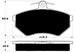 Porterfield Brake Pads for 1990 AUDI 90 Quattro 20 Valve 256mm Front Disc FR SPORT