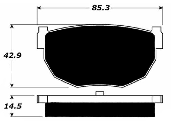 Porterfield Brake Pads for 1990 NISSAN 240SX w/ABS FR SPORT
