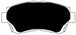 Porterfield Brake Pads for 1995 TOYOTA CAMRY V6 FR SPORT