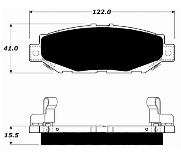 Porterfield Brake Pads for 1996 LEXUS SC 300 FR SPORT