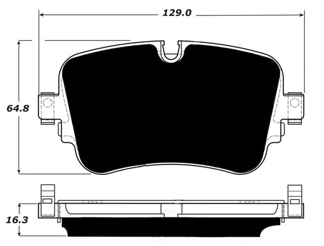 Porterfield Brake Pads for 2018 AUDI Q7 - w/400mm Front Discs FR SPORT