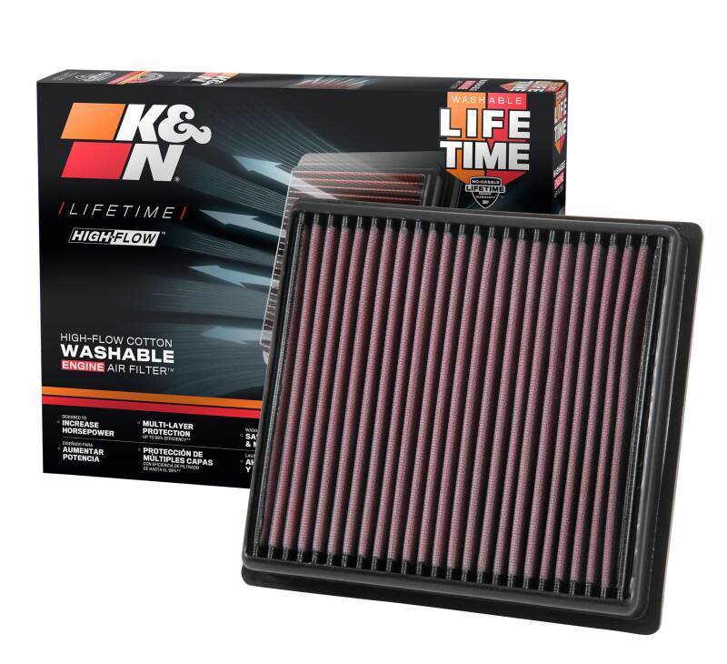 K&N 2017 Subaru Impreza L4-2.0L F/I Drop In Replacement Air Filter - DFW Speed Syndicate
