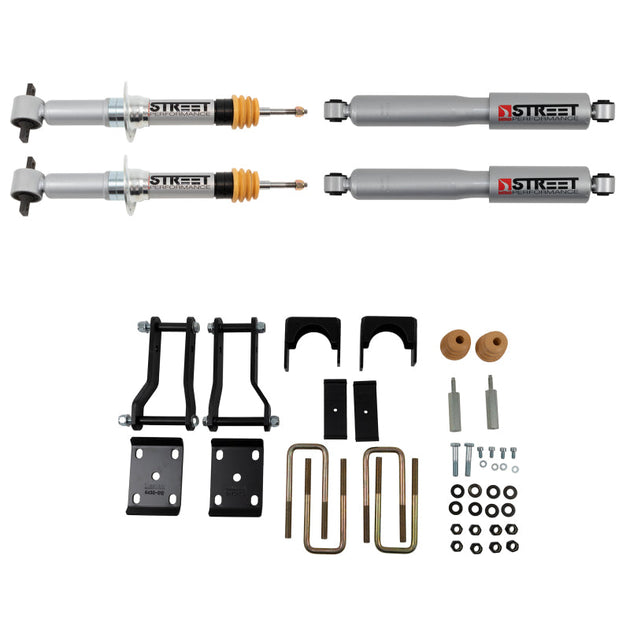 Belltech LOWERING Kit 2019+ Ford Ranger 4WD 2in Front/4in Rear Belltech