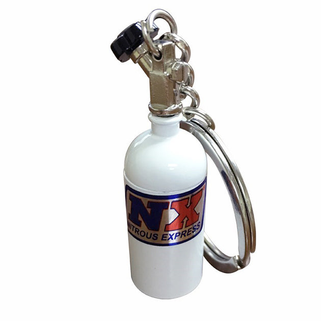 Nitrous Express Mini Bottle Keychain - DFW Speed Syndicate