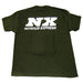 Nitrous Express X-LARGE BLACK T-SHIRT W/ WHITE NX - DFW Speed Syndicate