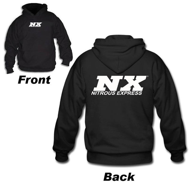 Nitrous Express BLACK NX HOODIE 2X - DFW Speed Syndicate
