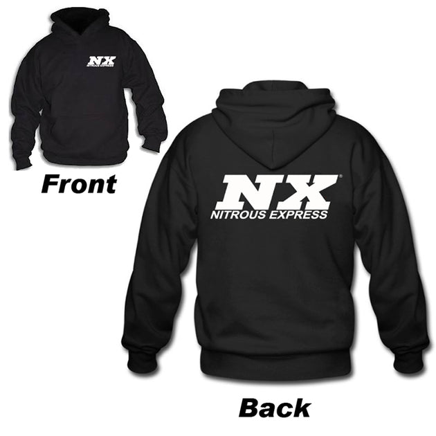 Nitrous Express BLACK NX HOODIE 4X - DFW Speed Syndicate