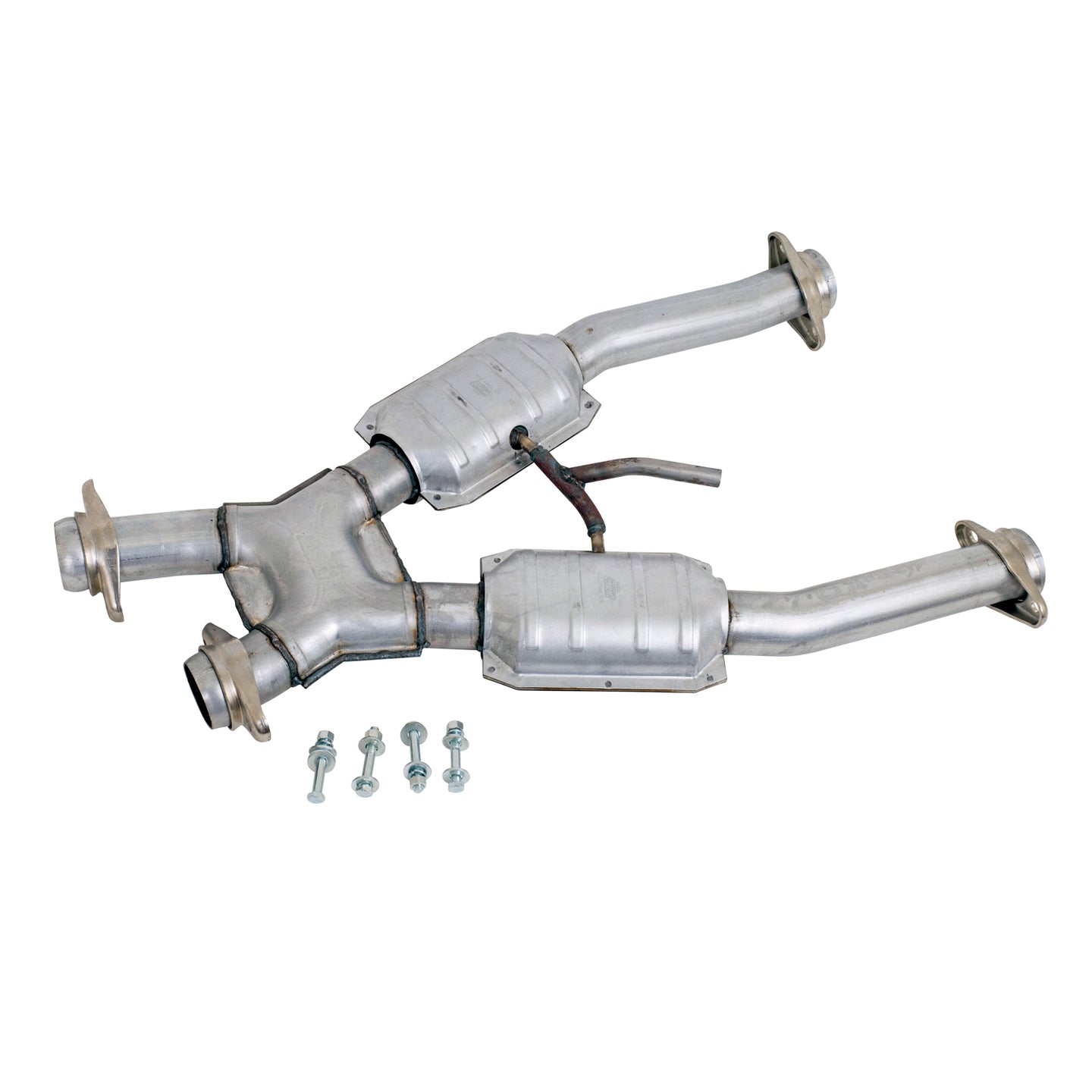 BBK MUSTANG GT 2.5 SHORT MID X PIPE W/CONVERTERS - DFW Speed Syndicate