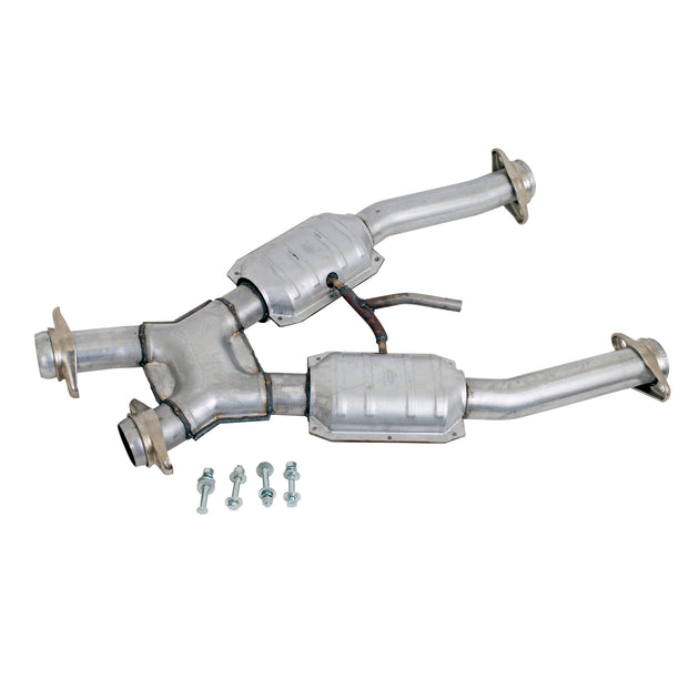 BBK MUSTANG GT 2.5 SHORT MID X PIPE W/CONVERTERS - DFW Speed Syndicate