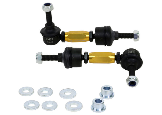 Whiteline 2012+ Ford Focus ST Rear Adjustable Heavy Duty Sway Bar Link Kit - DFW Speed Syndicate