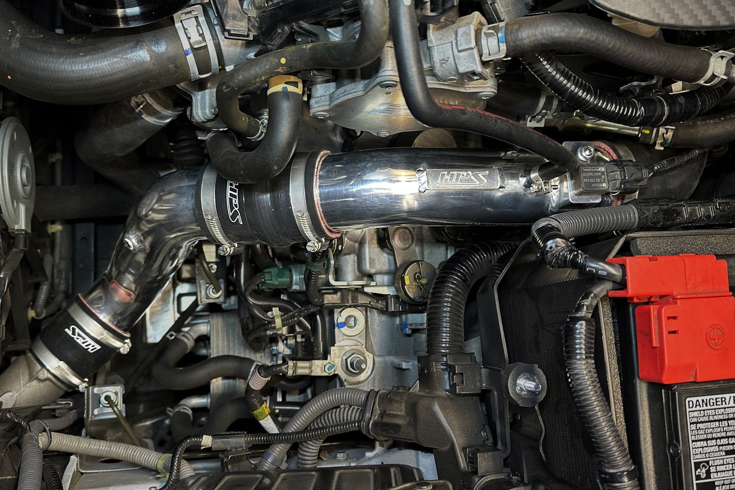 HPS Intercooler Charge Pipe Kit, Honda 2017-2021 Civic Type R 2.0L Turbo FR SPORT