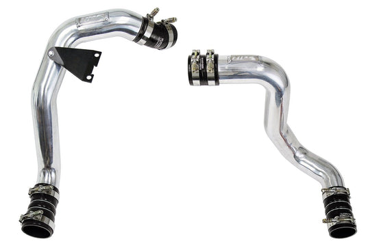 HPS Hot & Cold Side Charge Pipe with CAC Hose Intercooler Boots, 03-07 Ford F550 Superduty Powerstroke 6.0L Diesel Turbo FR SPORT