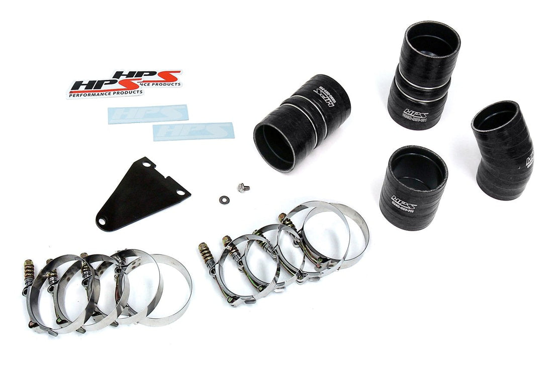 HPS Hot & Cold Side Charge Pipe with CAC Hose Intercooler Boots, 03-07 Ford F350 Superduty Powerstroke 6.0L Diesel Turbo FR SPORT