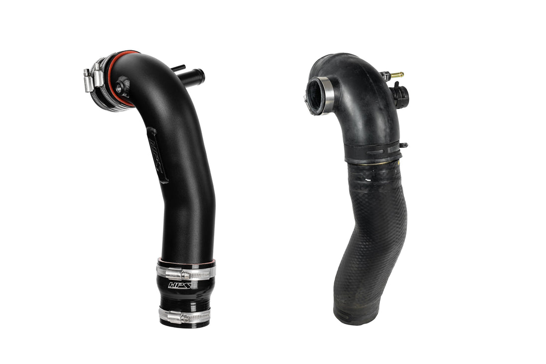 HPS Intercooler Cold Side Charge Pipe Turbo Elbow Mazda 04-05 Mazdaspeed Miata 1.8L Turbo, Black, 17-151WB FR SPORT