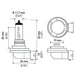 Hella Optilux XB Extreme Type H11 12V 80W Blue Bulbs - Pair - DFW Speed Syndicate
