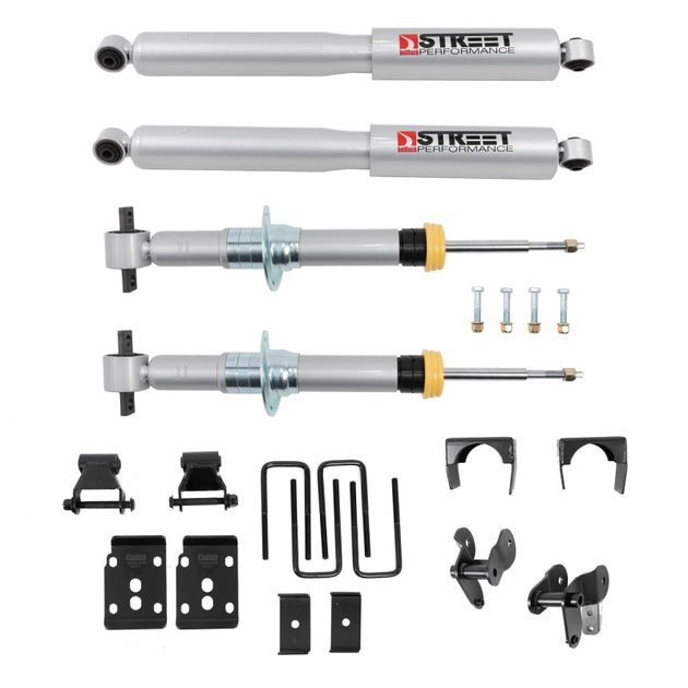 Belltech 2021+ Ford F-150 4WD 1in to 3.5in Front 5.5in Rear Lowering Kit - DFW Speed Syndicate