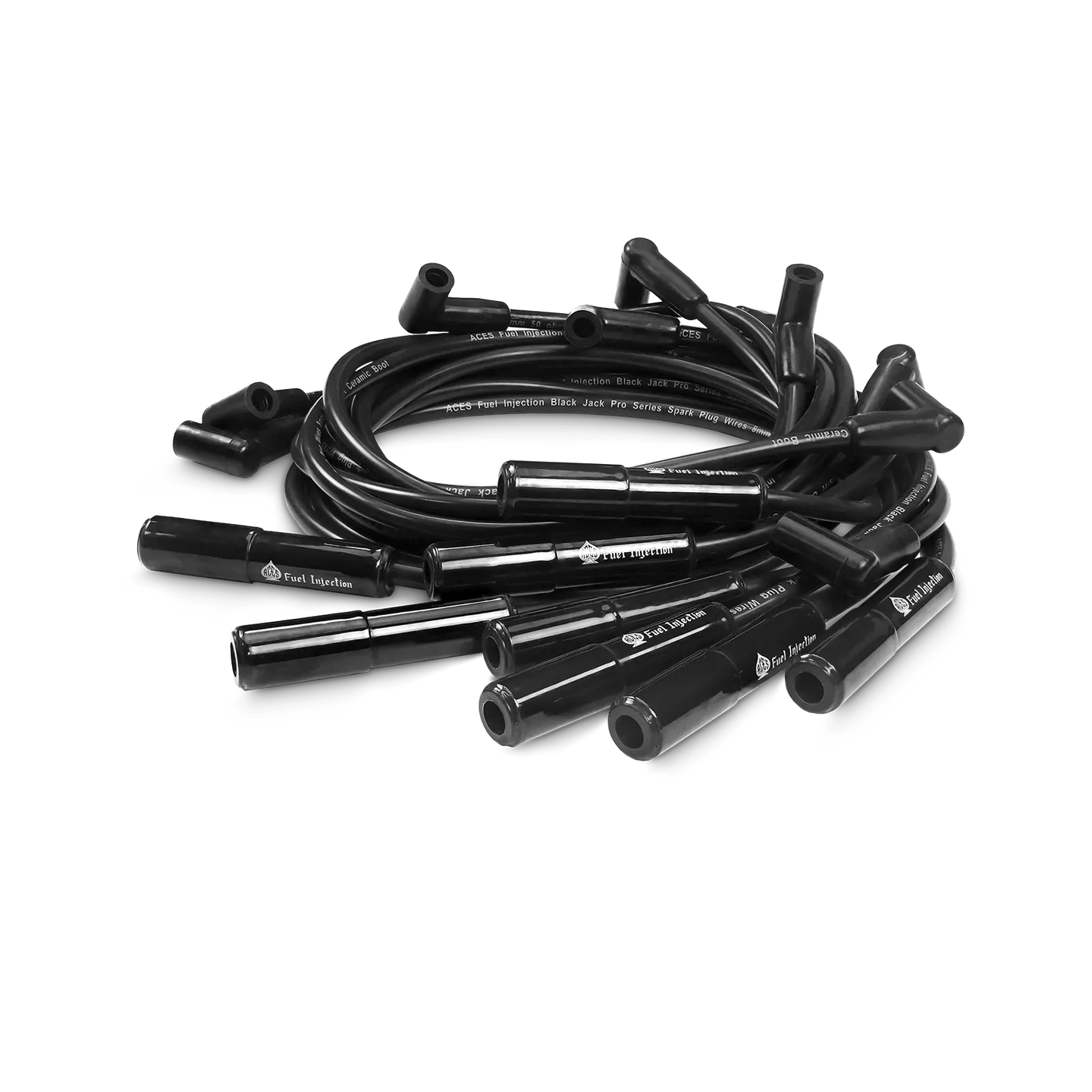 Black Jack Pro Ceramic Boot Spark Plug Wires - DFW Speed Syndicate