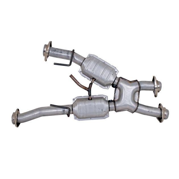 BBK MUSTANG 5.0 SHORT MID X PIPE W/ CATS FOR BBK 1531/0 HEADERS - DFW Speed Syndicate