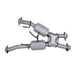 BBK MUSTANG 5.0 SHORT MID X PIPE W/ CATS FOR BBK 1531/0 HEADERS - DFW Speed Syndicate