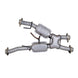 BBK MUSTANG 5.0 SHORT MID X PIPE W/ CATS FOR BBK 1531/0 HEADERS - DFW Speed Syndicate