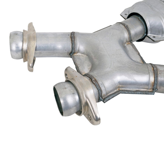 BBK MUSTANG 5.0 SHORT MID X PIPE W/ CATS FOR BBK 1531/0 HEADERS - DFW Speed Syndicate