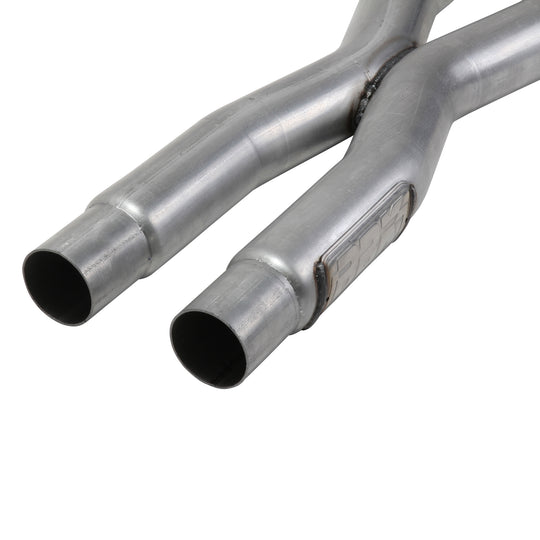BBK MUSTANG GT RESONATOR DELETE HIGH FLOW X PIPE - DFW Speed Syndicate