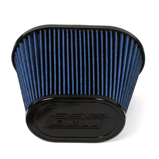 BBK 86-93 Mustang 5.0 Cold Air Intake Kit - Fenderwell Style - Blackout Finish BBK