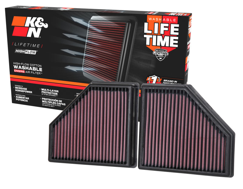 K&N 09 Honda Fit 1.5L Drop In Air Filter - DFW Speed Syndicate