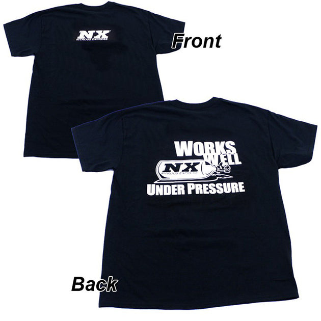 Nitrous Express LARGE BLACK NX Under Pressure T-Shirt - DFW Speed Syndicate