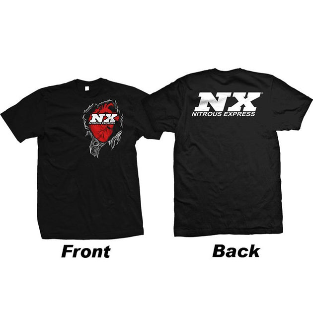 Nitrous Express Heart T-Shirt Medium - DFW Speed Syndicate