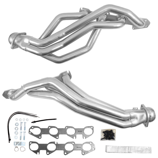 2009-2024 RAM 1500 HEMI 5.7L 1-3/4 LONG TUBE HEADERS (POLISHED SILVER CERAMIC) - DFW Speed Syndicate