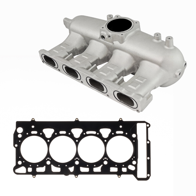 VW AUDI 2.0T FSI / 2.0 TSI aluminum intake manifold + Cylinder Head Gasket, 82.5mm Bore, Without Valvelift SPA TURBO USA