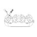 INTAKE MANIFOLD VW 8V CROSS FLOW LONGITUDINAL - 8 INJECTORS SPA TURBO USA