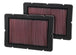 K&N Replacement Air Filter 05-09 Ferrari F360 11.125in O/S Length x 7.625 O/S Width x 1.313in H - DFW Speed Syndicate