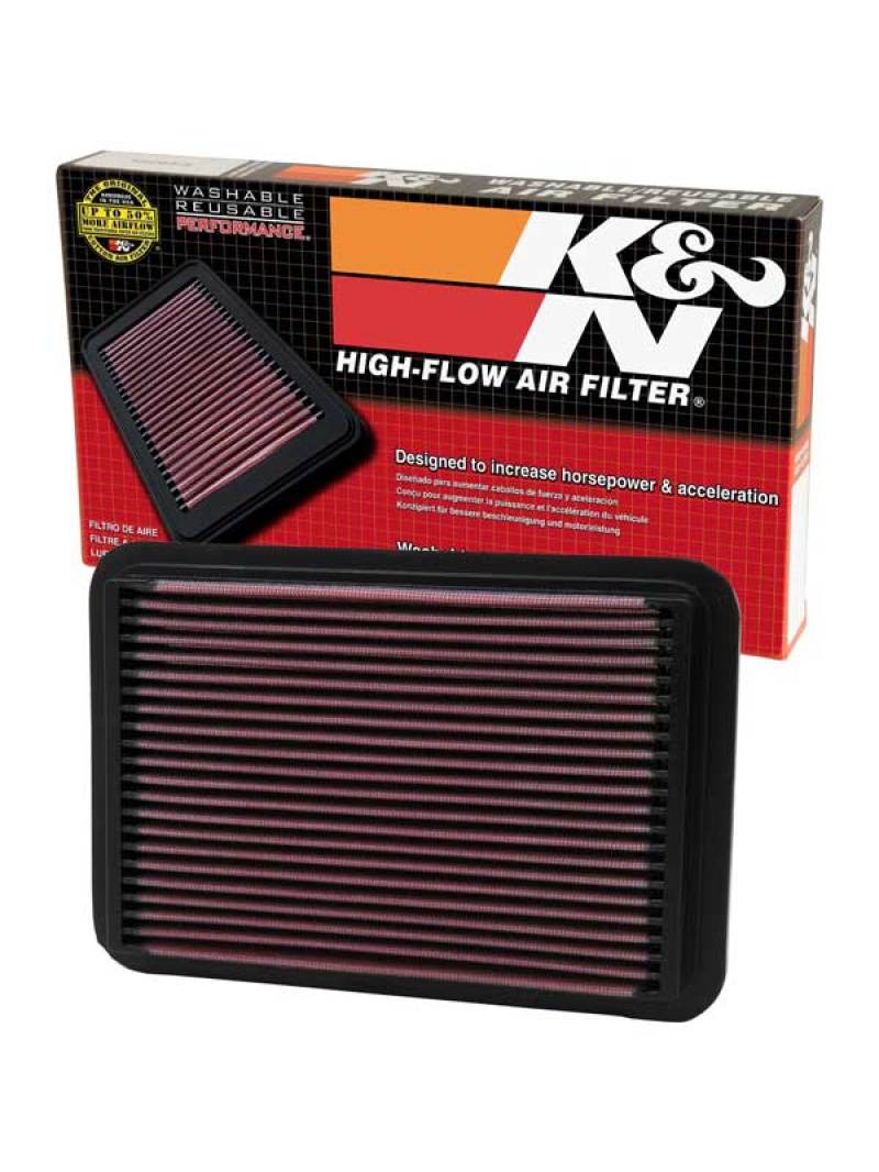 K&N 89-95 Toyota PickUp 2.4L / 95-04 Tacoma 2.4/2.7L Drop In Air Filter - DFW Speed Syndicate