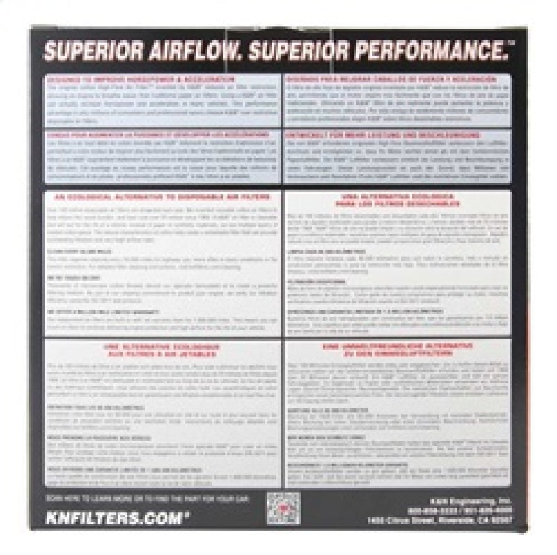 K&N 03-06 Lancer Evo 8/9 Drop In Air Filter - DFW Speed Syndicate
