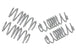 Whiteline 14-17 Ford Fiesta ST Performance Lowering Springs - DFW Speed Syndicate