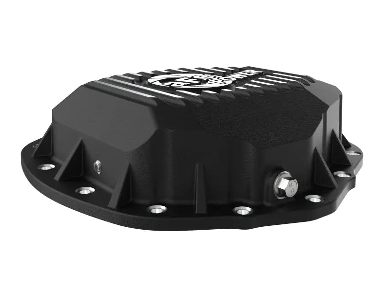 aFe 2020 Chevrolet Silverado 2500 HD  Rear Differential Cover Black ; Pro Series w/ Machined Fins aFe