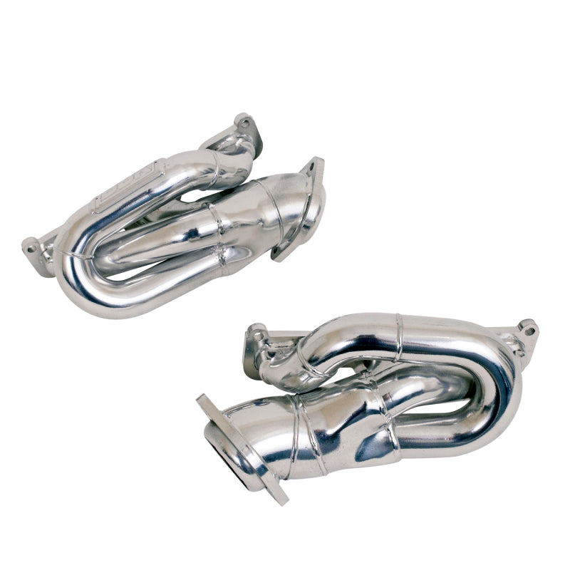 BBK 11-15 Ford Mustang 3.7L Shorty Tuned Length Headers - 1-5/8 Silver Ceramic (CARB EO 11-14 Only) - DFW Speed Syndicate
