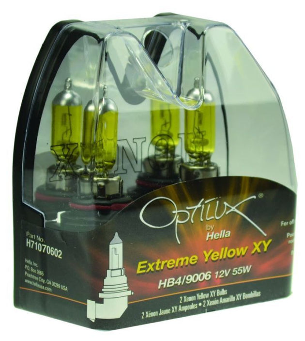 Hella Optilux HB4 9006 12V/55W XY Xenon Yellow Bulb - DFW Speed Syndicate