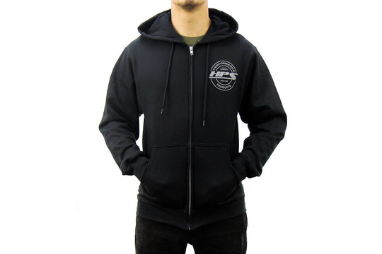 HPS 2022 Round Logo Zip-Up Hoodie, Black FR SPORT