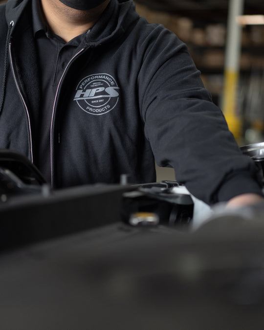 HPS 2022 Round Logo Zip-Up Hoodie, Black FR SPORT