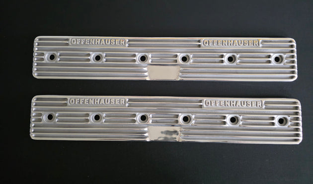 Offenhauser Ford 240/300 Side Cover - Polished DFW Speed Syndicate