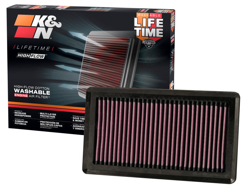K&N 07 Nissan Versa 1.8L-L4 Drop In Air Filter - DFW Speed Syndicate