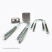 Belltech LOWERING BLOCK KIT 1inch WITH 2 DEGREE ANGLE Belltech