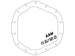 aFe 2020 Chevrolet Silverado 2500 HD  Rear Differential Cover Black ; Pro Series w/ Machined Fins aFe