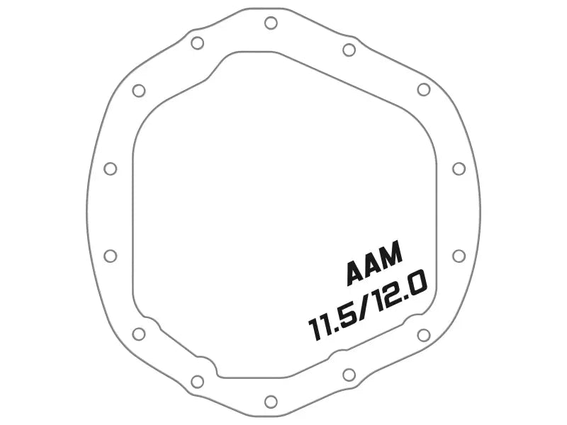 aFe 2020 Chevrolet Silverado 2500 HD  Rear Differential Cover Black ; Pro Series w/ Machined Fins aFe