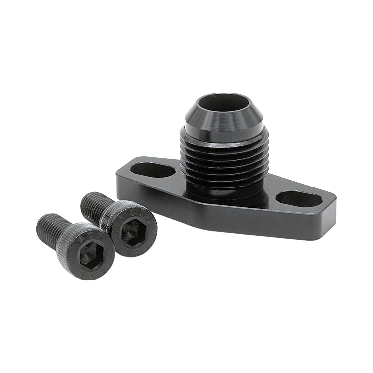 Oil Drain Flange -10AN Male Flare with O-Ring Style Seating Surface (1.500" - 1.750" Bolt Circle) Ace Race Parts