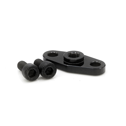 Oil Feed Flange 1/8" FNPT with O-Ring Style Seating Surface (1.500" Bolt Circle / 1/4" Thick) Ace Race Parts