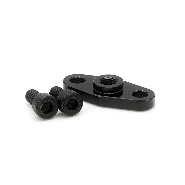 Oil Feed Flange 1/8" FNPT with O-Ring Style Seating Surface (1.500" Bolt Circle / 1/4" Thick) Ace Race Parts